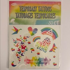 Savvi Temporary Tattoos 30 Count New, Unopened Package